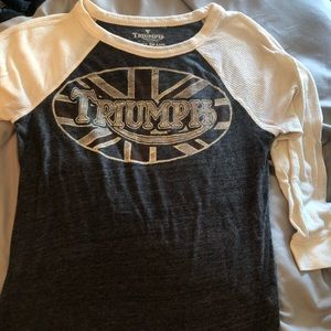 Lucky Brand Graphic 3/4 Sleeve Shirt